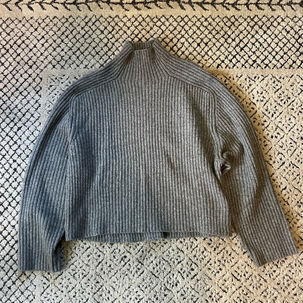 Mockneck Knit Sweater